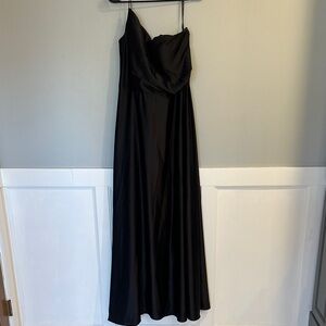 SORELLA VITA One Shoulder Black Dress
